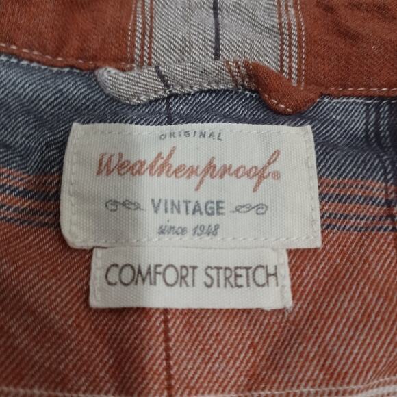 Weatherproof Vintage Women's Long Sleeve Flannel Up Button Up Size M - Picture 2 of 5